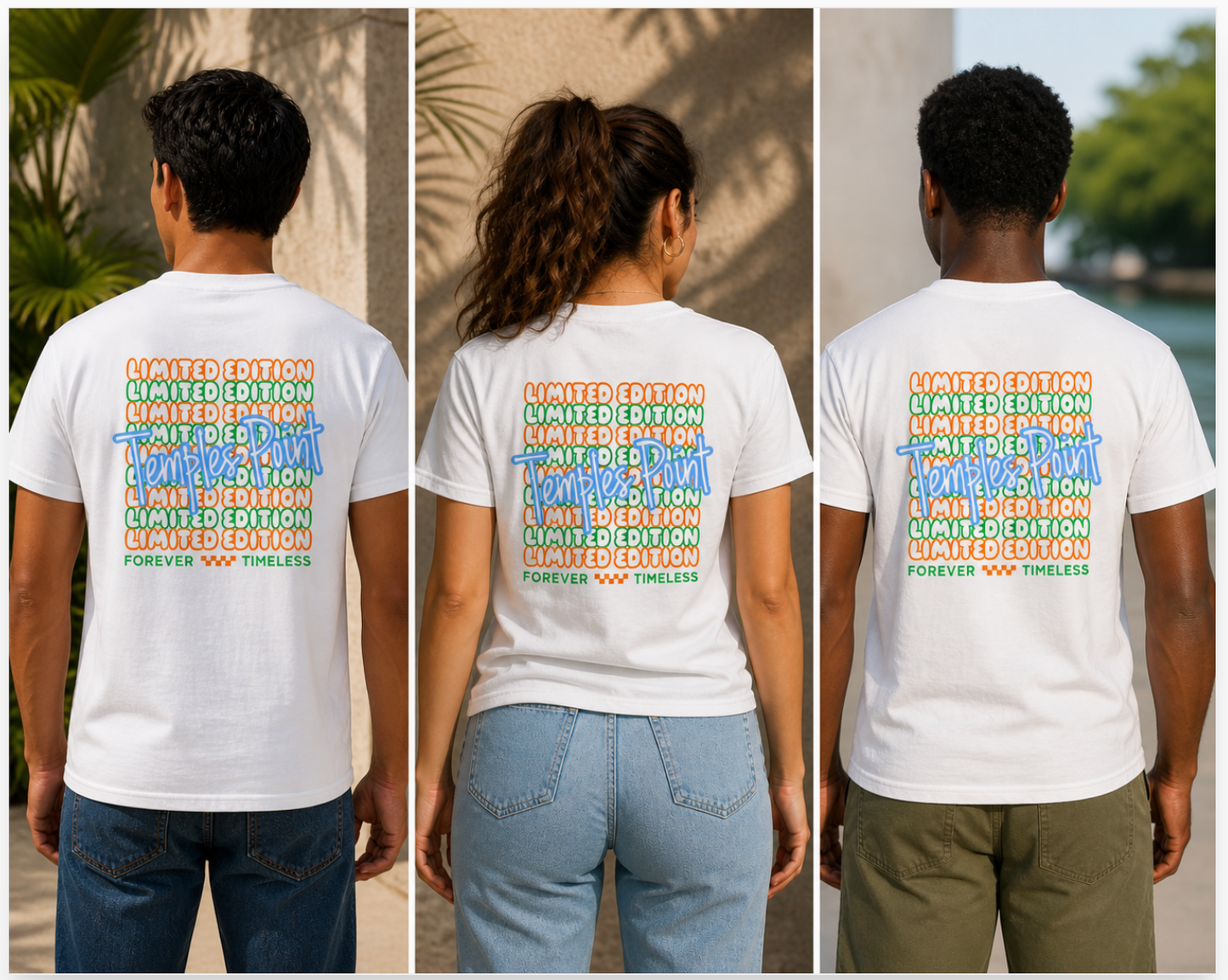 Temples Point “Forever Timeless” Limited Edition Tee