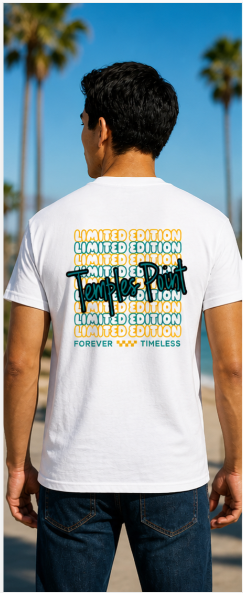 Temples Point “Forever Timeless” Limited Edition Tee