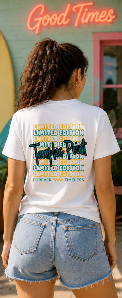 Temples Point “Forever Timeless” Limited Edition Tee